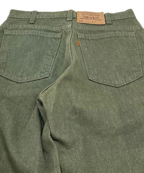 LEVI'S（リーバイス）LEVI'S (リーバイス) 550デニムパンツ　オレンジタブ　カラーデニム　コットンパンツ　USA製 グリーン サイズ:W30の古着・服飾アイテム