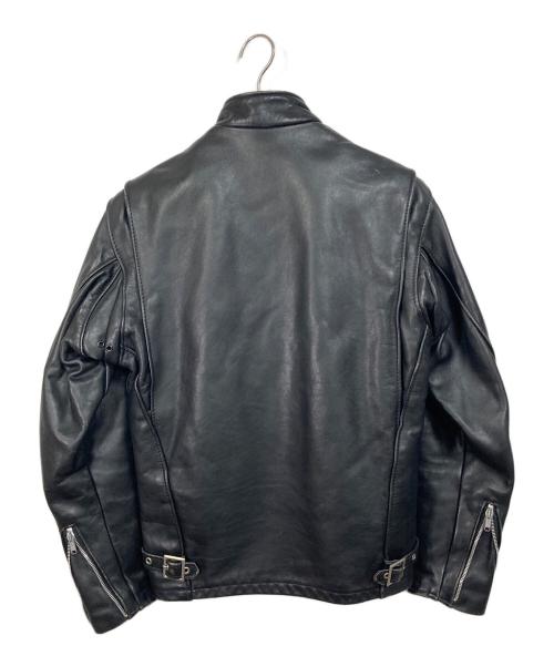 Schott（ショット）Schott (ショット) ライナー付シングルライダースジャケット　アウター　USA製 ブラック サイズ:34の古着・服飾アイテム
