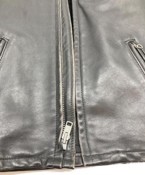 Schott（ショット）Schott (ショット) ライナー付シングルライダースジャケット　アウター　USA製 ブラック サイズ:34の古着・服飾アイテム
