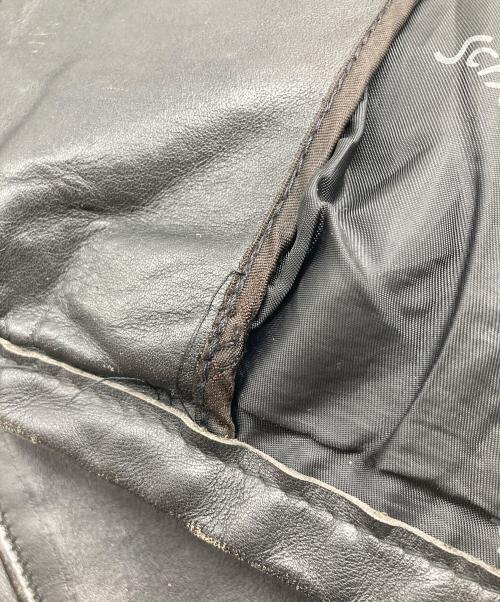 Schott（ショット）Schott (ショット) ライナー付シングルライダースジャケット　アウター　USA製 ブラック サイズ:34の古着・服飾アイテム