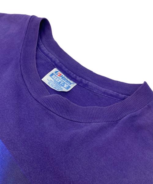 Hanes（ヘインズ）Hanes (ヘインズ) 【古着】　ヴィンテージTシャツ　コピーライト有 TOWER OF POWER WORLD TOUR 93 パープル サイズ:XLの古着・服飾アイテム