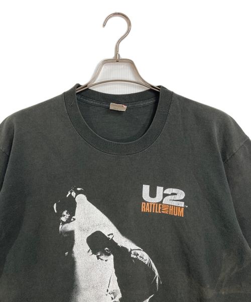FRUIT OF THE LOOM（フルーツオブザルーム）FRUIT OF THE LOOM (フルーツオブザルーム) 【古着】バンドTシャツ　95年 U2 rattle and hum ブラック サイズ:XLの古着・服飾アイテム