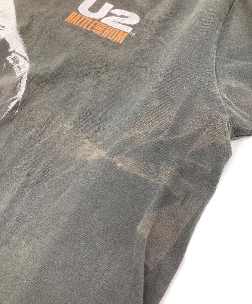 FRUIT OF THE LOOM（フルーツオブザルーム）FRUIT OF THE LOOM (フルーツオブザルーム) 【古着】バンドTシャツ　95年 U2 rattle and hum ブラック サイズ:XLの古着・服飾アイテム