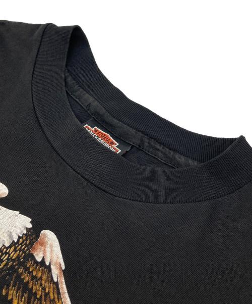 HARLEY-DAVIDSON（ハーレーダビッドソン）HARLEY-DAVIDSON (ハーレーダビッドソン) 【古着】ヴィンテージTシャツ　90s コピーライト有 ブラック サイズ:Mの古着・服飾アイテム