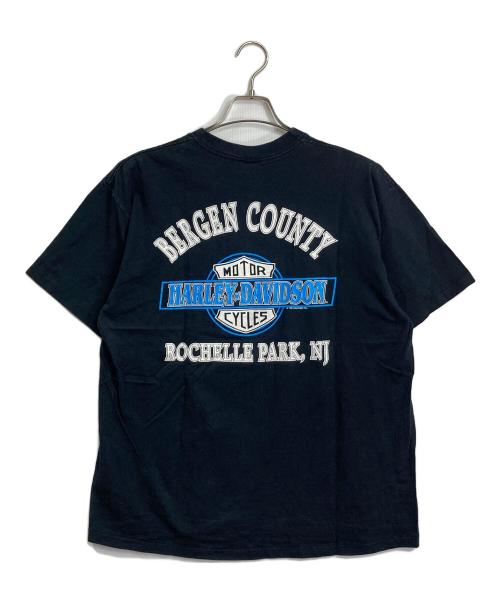 HARLEY-DAVIDSON（ハーレーダビッドソン）HARLEY-DAVIDSON (ハーレーダビッドソン) 【古着】AMERICAN HERITAGE ヴィンテージTシャツ　91年　USA製 ブラック サイズ:XLの古着・服飾アイテム