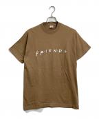 FRUIT OF THE LOOMフルーツオブザルーム）の古着「【古着】　ヴィンテージムービーTシャツ　90s コピーライト有 friends 90年代」｜ベージュ