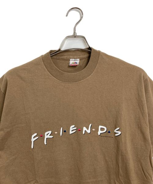 FRUIT OF THE LOOM（フルーツオブザルーム）FRUIT OF THE LOOM (フルーツオブザルーム) 【古着】　ヴィンテージムービーTシャツ　90s コピーライト有 friends 90年代 ベージュ サイズ:Lの古着・服飾アイテム