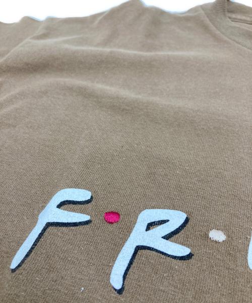 FRUIT OF THE LOOM（フルーツオブザルーム）FRUIT OF THE LOOM (フルーツオブザルーム) 【古着】　ヴィンテージムービーTシャツ　90s コピーライト有 friends 90年代 ベージュ サイズ:Lの古着・服飾アイテム