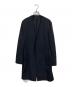 Yohji Yamamoto pour homme（ヨウジヤマモト プールオム）の古着「ウールギャバジン ノーカラー コート　15SS」｜ブラック