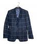 ETRO (エトロ) 裏地ペイズリーチェックセットアップスーツ ネイビー サイズ:44：40000円