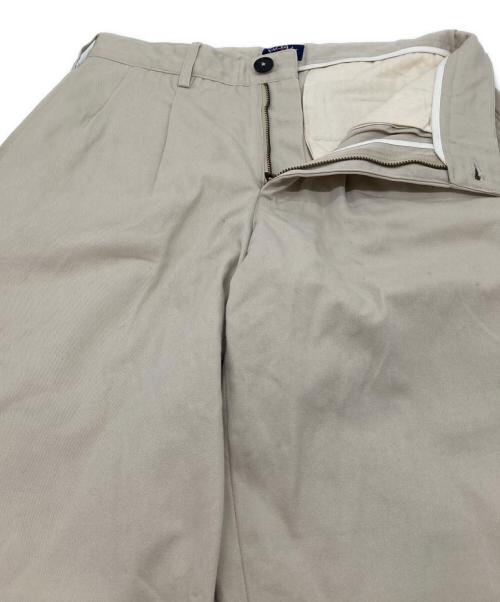 Noah（ノア）Noah (ノア) ツータックチノパン　23SS ベージュ サイズ:28（実寸参照）の古着・服飾アイテム