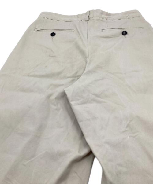 Noah（ノア）Noah (ノア) ツータックチノパン　23SS ベージュ サイズ:28（実寸参照）の古着・服飾アイテム