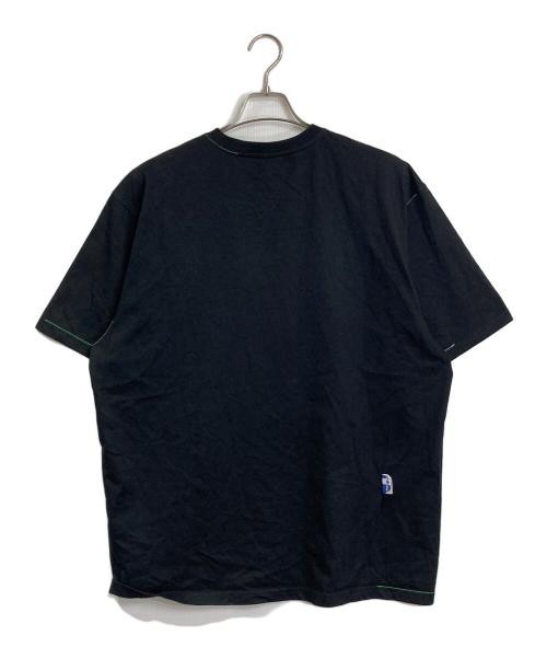 ADER error（アーダーエラー）ADER error (アーダーエラー) ディストート Tシャツ ブラック サイズ:A2（実寸参照）の古着・服飾アイテム