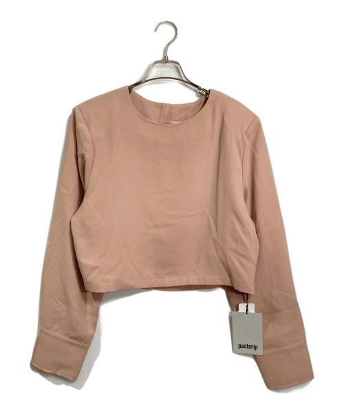 pasterip（パセリ）Pasterip (パセリ) Acetate power shoulder top ピンク サイズ:FREEの古着・服飾アイテム