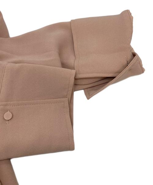 pasterip（パセリ）Pasterip (パセリ) Acetate power shoulder top ピンク サイズ:FREEの古着・服飾アイテム