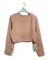 Pasterip（パセリ）の古着「Acetate power shoulder top」｜ピンク