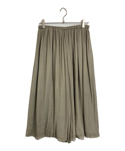 BEARDSLEY（ビアズリー）BEARDSLEY (ビアズリー) シワシフォンギャザーパンツ　ワイドパンツ　日本製 グリーン サイズ:2 未使用品の古着・服飾アイテム