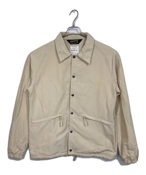 BLUCO WORK GARMENT（ブルコ ワーク ガーメント）BLUCO WORK GARMENT (ブルコ ワーク ガーメント) 60/40 CHIN STRAP COACH JACKET  ロクヨンチンストラップコーチジャケット ベージュ サイズ:Mの古着・服飾アイテム