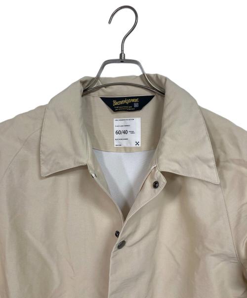 BLUCO WORK GARMENT（ブルコ ワーク ガーメント）BLUCO WORK GARMENT (ブルコ ワーク ガーメント) 60/40 CHIN STRAP COACH JACKET  ロクヨンチンストラップコーチジャケット ベージュ サイズ:Mの古着・服飾アイテム