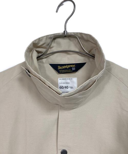 BLUCO WORK GARMENT（ブルコ ワーク ガーメント）BLUCO WORK GARMENT (ブルコ ワーク ガーメント) 60/40 CHIN STRAP COACH JACKET  ロクヨンチンストラップコーチジャケット ベージュ サイズ:Mの古着・服飾アイテム
