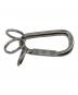 uniform experiment (ユニフォームエクスペリメント) ZIRCONIA CARABINER　ジルコニア　カラビナ　キーホルダー　日本製 シルバー サイズ:実寸参照：30000円
