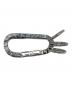 uniform experiment（ユニフォームエクスペリメント）の古着「MARBLED STONE CARABINER マーブルドストーン　カラビナ　キーホルダー　日本製」｜シルバー×グレー