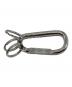 uniform experiment (ユニフォームエクスペリメント) MARBLED STONE CARABINER マーブルドストーン　カラビナ　キーホルダー　日本製 シルバー×グレー サイズ:実寸参照：30000円