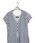 Weekend Max Mara (ウィークエンド マックスマーラ) マックスマーラ リネン ストライプワンピース ホワイト×ブルー サイズ:L：10000円