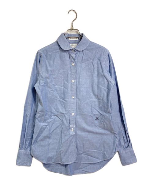 MADISON BLUE（マディソンブルー）MADISON BLUE (マディソンブルー) チェルシー オックスフォード シャツ　コットンシャツ ブルー サイズ:Mの古着・服飾アイテム