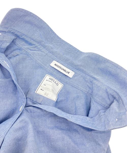 MADISON BLUE（マディソンブルー）MADISON BLUE (マディソンブルー) チェルシー オックスフォード シャツ　コットンシャツ ブルー サイズ:Mの古着・服飾アイテム