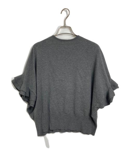 forme（フォルメ）forme (フォルメ) フリルプルオーバー　フリルニット グレー サイズ:FREEの古着・服飾アイテム
