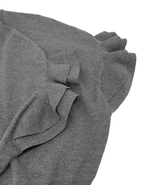 forme（フォルメ）forme (フォルメ) フリルプルオーバー　フリルニット グレー サイズ:FREEの古着・服飾アイテム