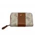 COACH (コーチ) エッセンシャル スモール ジップ アラウンド カード ケース　ホース アンド キャリッジ プリント ブラス/チョーク トープ サイズ:実寸参照：8000円