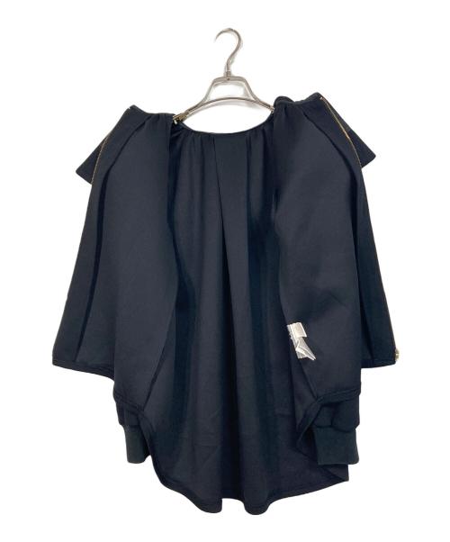 rosy monster（ロージーモンスター）rosy monster (ロージーモンスター) Elizabeth zip pullover ブラック サイズ:Mの古着・服飾アイテム