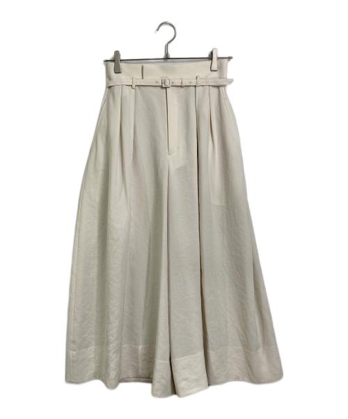 SHE TOKYO（シートーキョー）SHE Tokyo (シートーキョー) ワイドパンツ ホワイト サイズ:38の古着・服飾アイテム