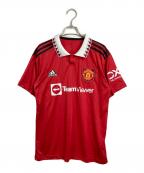 adidasアディダス）の古着「22-23シーズン ゲームシャツ　マンチェスター・ユナイテッド」｜レッド