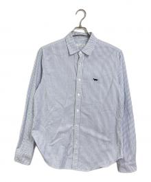 maison kitsune（メゾンキツネ）の古着「JP EXCLUSIVE OXFORD SHIRT」｜ブルー×ホワイト