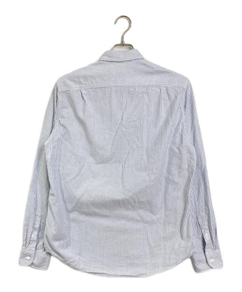 maison kitsune（メゾンキツネ）maison kitsune (メゾンキツネ) JP EXCLUSIVE OXFORD SHIRT ブルー×ホワイト サイズ:Sの古着・服飾アイテム