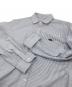 中古・古着 maison kitsune (メゾンキツネ) JP EXCLUSIVE OXFORD SHIRT ブルー×ホワイト サイズ:S：12000円
