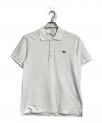 maison kitsuneメゾンキツネ）の古着「フォックスヘッド レギュラー ポロ」｜ホワイト