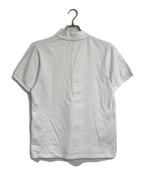 maison kitsune（メゾンキツネ）MAISON KITSUNE (メゾンキツネ) フォックスヘッド レギュラー ポロ ホワイト サイズ:Sの古着・服飾アイテム