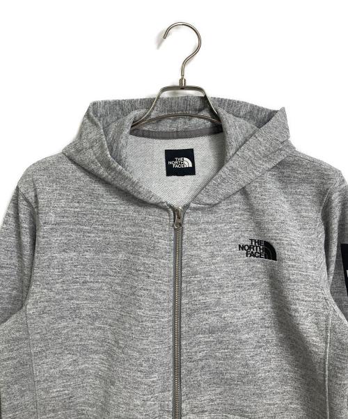 THE NORTH FACE（ザ ノース フェイス）THE NORTH FACE (ザ ノース フェイス) Square Logo FullZip ジップパーカー グレー サイズ:Mの古着・服飾アイテム