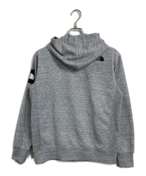 THE NORTH FACE（ザ ノース フェイス）THE NORTH FACE (ザ ノース フェイス) Square Logo FullZip ジップパーカー グレー サイズ:Mの古着・服飾アイテム