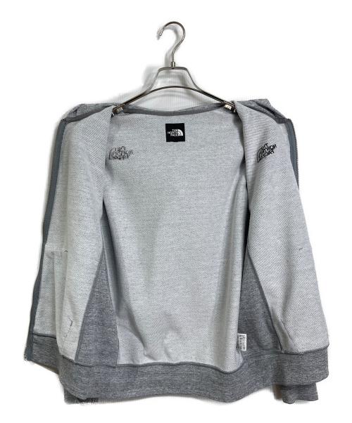 THE NORTH FACE（ザ ノース フェイス）THE NORTH FACE (ザ ノース フェイス) Square Logo FullZip ジップパーカー グレー サイズ:Mの古着・服飾アイテム