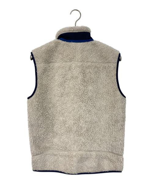 Patagonia（パタゴニア）Patagonia (パタゴニア) Men's Classic Retro-X  クラシックレトロX  スポーツ　アウトドア　アウター　ライトアウター　ボアベスト アイボリー サイズ:Mの古着・服飾アイテム