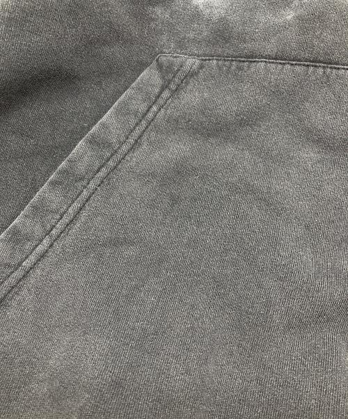 BALENCIAGA（バレンシアガ）BALENCIAGA (バレンシアガ) DARKGREY COTTON OVERSIZE SWEATSHIRT　ダークグレーコットンオーバーサイズスウェットシャツ　パーカー　フーディー　26SS グレー サイズ:Lの古着・服飾アイテム