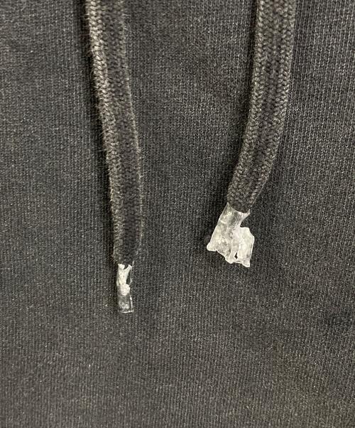 BALENCIAGA（バレンシアガ）BALENCIAGA (バレンシアガ) DARKGREY COTTON OVERSIZE SWEATSHIRT　ダークグレーコットンオーバーサイズスウェットシャツ　パーカー　フーディー　26SS グレー サイズ:Lの古着・服飾アイテム