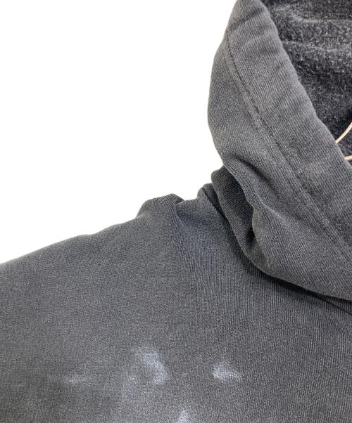 BALENCIAGA（バレンシアガ）BALENCIAGA (バレンシアガ) DARKGREY COTTON OVERSIZE SWEATSHIRT　ダークグレーコットンオーバーサイズスウェットシャツ　パーカー　フーディー　26SS グレー サイズ:Lの古着・服飾アイテム