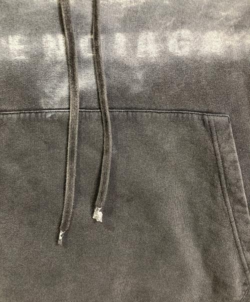 BALENCIAGA（バレンシアガ）BALENCIAGA (バレンシアガ) DARKGREY COTTON OVERSIZE SWEATSHIRT　ダークグレーコットンオーバーサイズスウェットシャツ　パーカー　フーディー　26SS グレー サイズ:Lの古着・服飾アイテム