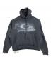 BALENCIAGA（バレンシアガ）の古着「DARKGREY COTTON OVERSIZE SWEATSHIRT　ダークグレーコットンオーバーサイズスウェットシャツ　パーカー　フーディー　26SS」｜グレー